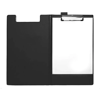 Abbildung von SECO Klemmbrett mit PVC Überzug und strapazierfähigem Clip, A4+ 1 Packung Schwarz Foldover, SE 570 BK