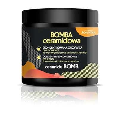 Abbildung von JOANNA Ceramid Bombe Konzentrierte Reparaturspülung 500g Intensive Pflege für geschwächtes Haar geschwächtes, sprödes