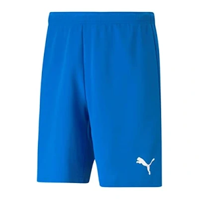 Abbildung von Puma Teamrise MAND kurze Sporthose, Herren, Größe: Small, Blauweissweiss