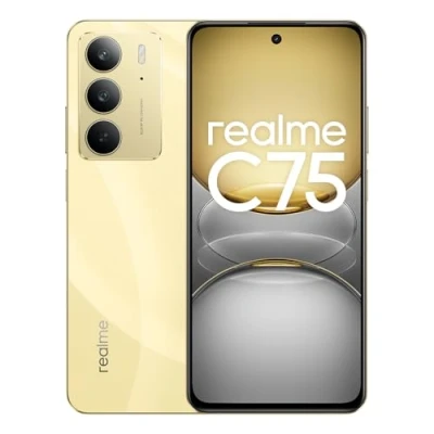 Abbildung von realme C75 Smartphone 8+128 GB, IP69 Dust&amp;Water Resistance, 5828mAh Massive Battery, 50MP AI Camera, 6.72&#039;&#039; Display with 90Hz Refresh Rate, MediaTek Helio G92 Max Chipset,Lightning Gold (No Adapter)
