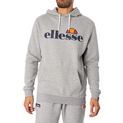 Abbildung von Ellesse Gottero Kapuzenpullover, Herren, Größe: XS, Grey marl