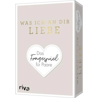 Abbildung von Was ich an dir liebe Das Fragespiel für Paare: Original. Tiefgründige und unterhaltsame Fragen eine glückliche Beziehung. Geschenkidee zu Hochzeit, Jahrestag, Valentinstag