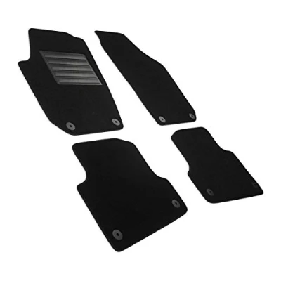 Abbildung von MDM SP 3232 Fußmatten Velours Autoteppich passend für Skoda Fabia II (5J) 03.2007&gt;2013, black