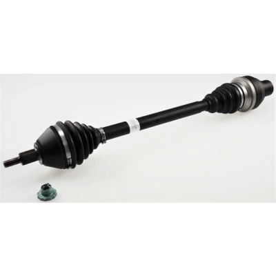 Abbildung von LÖBRO GKND10147 Antriebswelle 751mm mit Mutter VOLKSWAGEN: Polo V Schrägheck, SEAT: Ibiza 4 Sportcoupe, ST