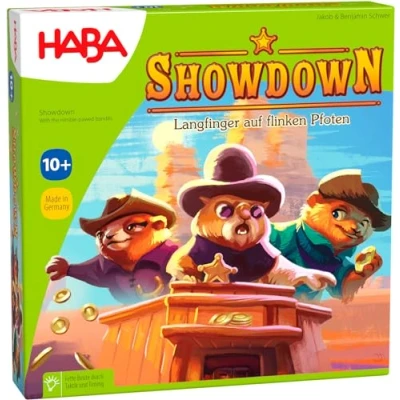 Abbildung von HABA Familienspiel Showdown Sammelspiel Brettspiel für Kinder, Größe: One Size, Mehrfarbig