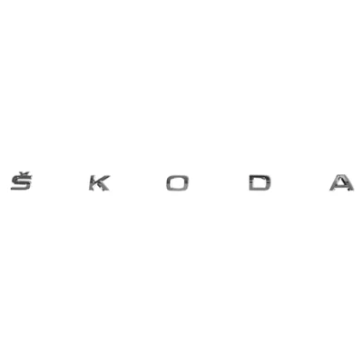 Abbildung von Skoda 1ST853687D2ZZ Schriftzug Heckklappe Emblem Logo Zeichen Chrom