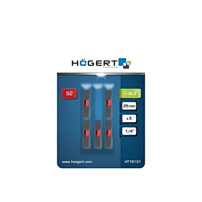 Abbildung von HÖGERT TECHNIK HT1S131 Schlitzbit SL 5 25 mm 5 Stk