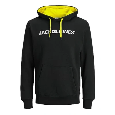 Abbildung von JACK &amp; JONES Herren JJECORP Old Logo Sweat Hood, Safety Yellow/REG FIT, S