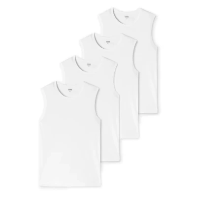 Abbildung von uncover by Schiesser 4ER PACK Unterhemd/shirt, Herren, Größe: 3XL, Weiß