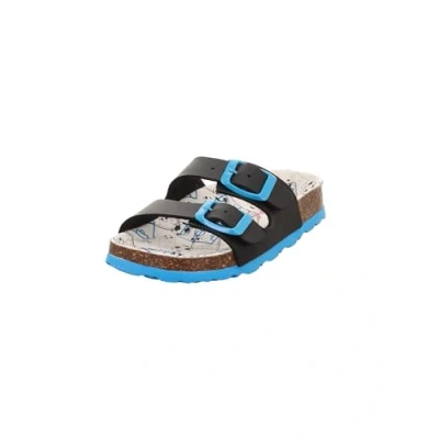 Abbildung von Superfit Fussbettpantoffel Hausschuh, Blau/Mehrfarbig 8160, 41 EU