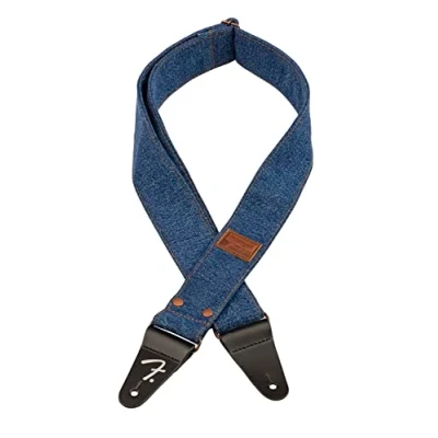 Abbildung von Fender x Wrangler Riveted Denim Strap, Indigo