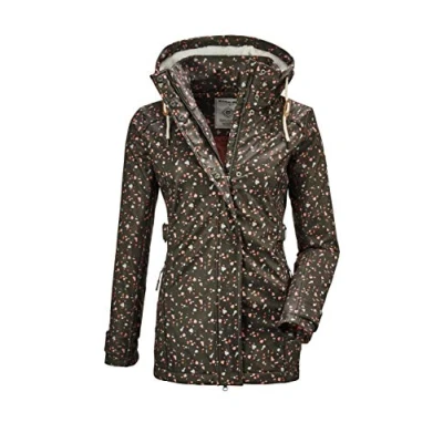 Abbildung von G.I.G.A. DX Damen Cushy WMN Jckt A Casual Softshell Jacke Mit Abzippbarer Kapuze, grünanthrazit, 50