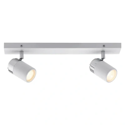Abbildung von Paulmann 66711 Spotlight Zyli IP44 max 2x10W GU10 Weiß/Chrom 230V Metall 667.11 Deckenleuchte Lampe LED Deckenlampe Deckenstrahler ohne Leuchtmittel