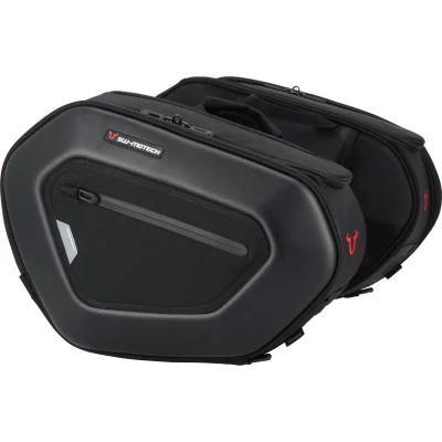 Abbildung von SW Motech PRO Blaze Satteltaschen hohe Version 1680D Ballistic Nylon. Schwarz. Als Paar.