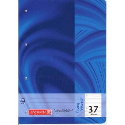 Abbildung von Brunnen 104473702 Schulheft A4 Vivendi (16 Blatt, liniert, mit Rand, Lineatur 37)