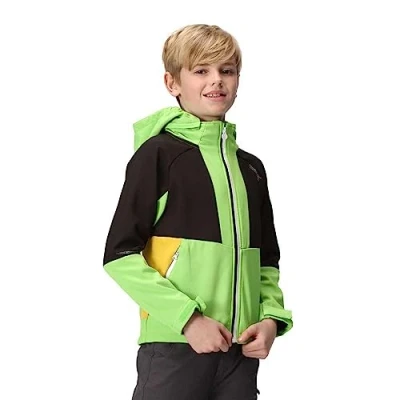 Abbildung von Regatta Softshelljacke Kinder mit Kapuze Haydenbury Dehnbar und wasserabweisend