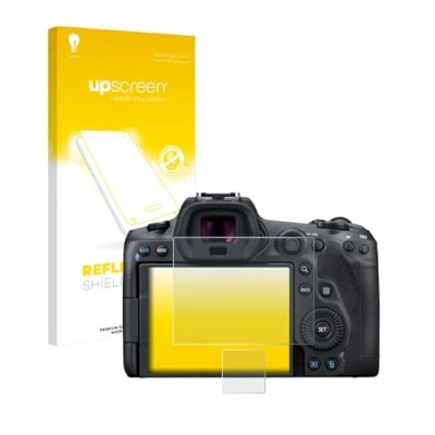 Abbildung von upscreen Entspiegelungs Schutzfolie für Canon EOS R5 Displayschutz Folie Matt [Anti Reflex, Anti Fingerprint]