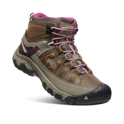 Abbildung von Keen Targhee III MID WP Alpin/Bergstiefel, Damen, Größe: 41, White/boysenberry Schuhe