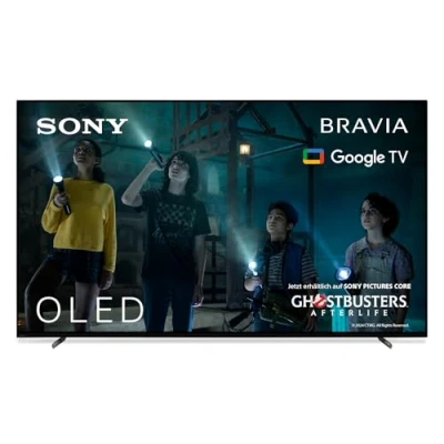 Abbildung von Sony BRAVIA XR, XR 55A80L, 55 Zoll Fernseher, OLED, 4K HDR 120Hz, Google TV, Smart Works with Alexa, mit exklusiven PS5 Features, HDMI 2.1, Gaming Menü ALLM + VRR, 24 12M Garantie