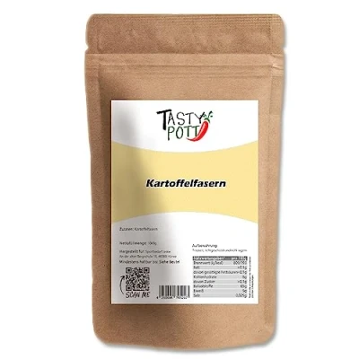 Abbildung von Tasty Pott Kartoffelfasern I Ballaststoffhaltige Fasern aus Kartoffeln Vegane Ernärhung Natürliches Bindemittel Kartoffelmehl zum Backen und Kochen Im Beutel 1000g (2x1000g)