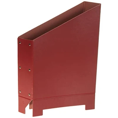 Abbildung von Leitz Stehsammler 80 mm Rückenbreite, A4, Hartpappe, Faltbar, Rot, 24230025