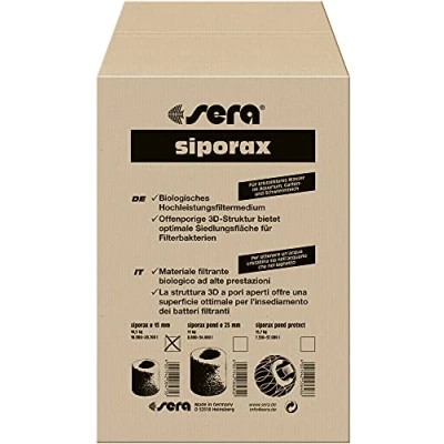 Abbildung von sera Aquariumfilter siporax bio filter medium Professional 15 mm, 500 ml