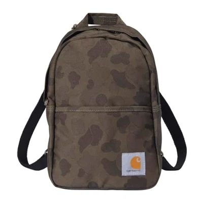 Abbildung von Carhartt Unisex Erwachsene Mini Backpack, Everyday Essentials Tagesrucksack für Damen und Herren, Duck Camouflage, One Size