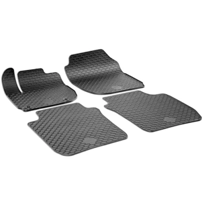 Abbildung von WALSER RubberLine 50859 Fußmattensatz Gummi vorne und hinten 4 schwarz