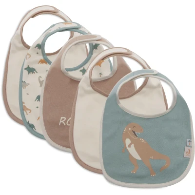 Abbildung von Jollein 029 566 67100 Lätzchen 5er Set Dino Roarsome