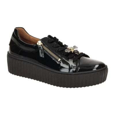 Abbildung von Gabor 63.201. Sneaker low, Damen, Größe: 35.5, Schwarz (gold) Schuhe