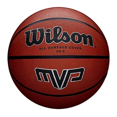 Abbildung von Wilson Outdoor Basketball, Rauer Untergrund, Asphalt, Granulat, Kunststoffboden, Größe 6, 8 bis 12 Jahre, MVP, Braun