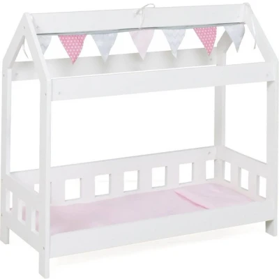 Abbildung von CHIC2000 Puppenbett Stars Grey, mit Bettdecke und Kopfkissen