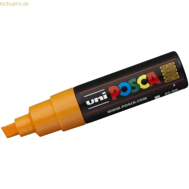 Abbildung von 6 x Uni Ball Fasermaler Posca PC 8K 8mm dunkelorange