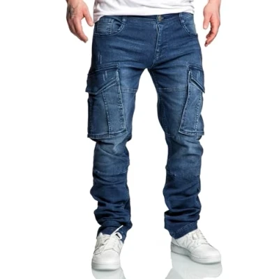 Abbildung von REPUBLIX Cargohose DAWSON Herren Sweathose in Stretch Denim Jeans