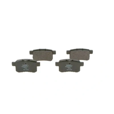 Abbildung von BOSCH 0 986 494 338 Bremsbelagsatz Low Metallic mit akustischer Verschleißwarnung Anti Quietsch Blech HONDA: ACCORD 8, 8 Kombi