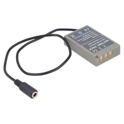 Abbildung von DC Kuppler, Akkuadapter kompatibel mit Olympus BLS 5 4,0 x 1,7 mm Anschluss