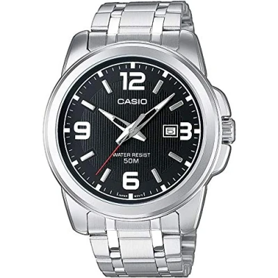Abbildung von CASIO TIMELESS COLLECTION Quarzuhr MTP 1314PD 1AVEF, Armbanduhr, Herrenuhr, analog, Datum, Armband aus Edelstahl