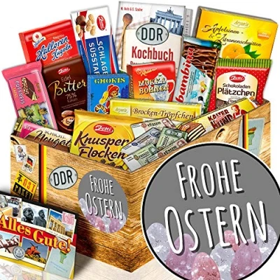 Abbildung von Frohe Ostern/Geschenk Ostern Papa/Schokolade aus der DDR