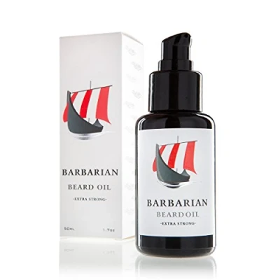 Abbildung von Bartöl Bartpflege Made in Germany Mr. Burton&#039;s Barbarian Beard Oil 50ml natürlich mit Arganöl vegan bio