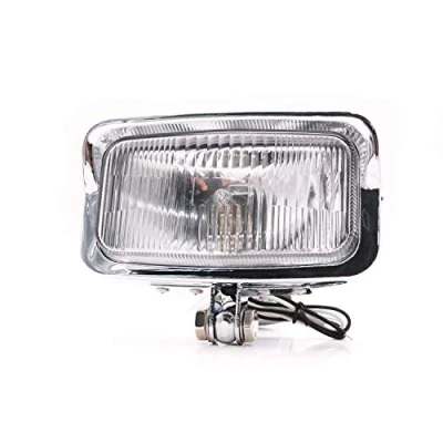 Abbildung von Retro Cafe Racer Vintage Square Rechteck Scheinwerfer für Cruiser Choppers Bobber VN