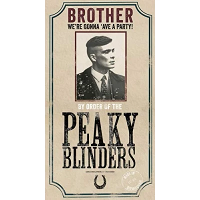 Abbildung von Danilo Promotions Peaky Blinders Geburtstagskarte für Bruder