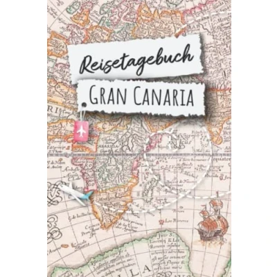 Abbildung von Reisetagebuch Gran Canaria: Urlaubstagebuch,Spanien Reise,Urlaubsreise Logbuch für 40 Reisetage Reiseerinnerungen und Sehenswürdigkeiten,Rundreise ... Geschenk Notizbuch, Abschiedsgeschenk