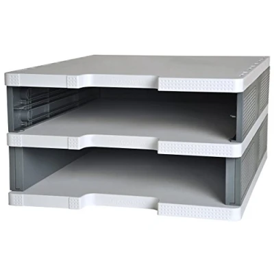 Abbildung von Exacompta 933807D Modulodoc Set (mit 2 Abdeckungen, Jumbo Höhe) mausgrau