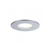 Abbildung von Paulmann 99937 LED Einbauleuchte Calla rund incl 1x5W IP65 Einbaustrahler Chrom matt Schranklicht Kunststoff, Aluminium Einbaulampe 4000K