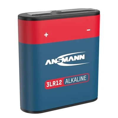 Abbildung von ANSMANN Alkaline 3LR12 4,5V, Blockbatterie Flachbatterie, MN1203, ideal für Geräte mit hohem Energieverbrauch, Stromkreis, Fernsteuerung