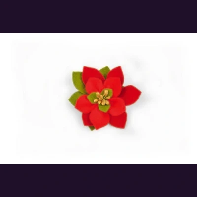 Abbildung von Bigz Stanzschablone Build a Bloom Poinsettia von Pete Hughes