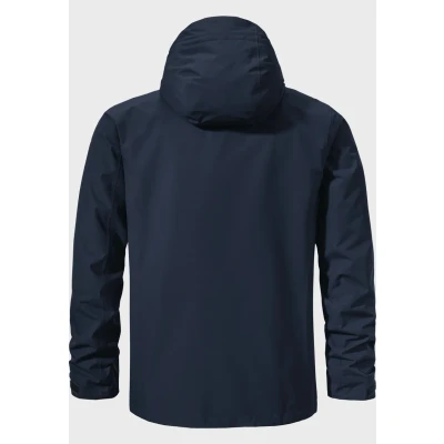 Abbildung von Schöffel Gmund M Regenjacke / wasserabweisende Jacke, Herren, Größe: 46, blau