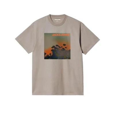 Abbildung von Jack &amp; Jones Junior Jcosolarized TEE CREW NECK JNR Tshirt print für Kinder, Größe: 140, Moonbeam