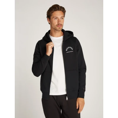 Abbildung von Tommy Hilfiger Kapuzensweatjacke ROUNDALL HOODED ZIP THROUGH