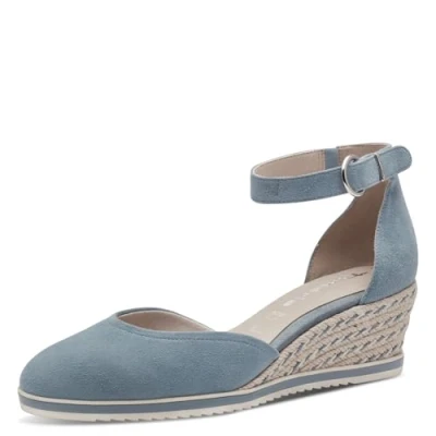 Abbildung von Tamaris Keilsandalette, Damen, Größe: 41, Light blue Schuhe